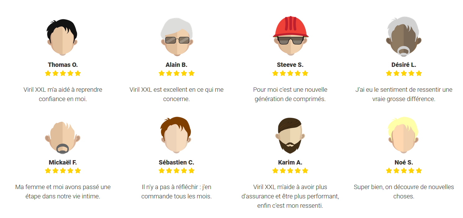 Avis client Viril XXL